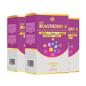 3 Potes GLY MAGNÉSIO 5