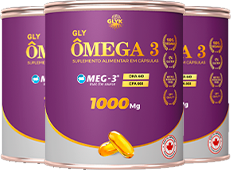3 Potes GLY ÔMEGA 3