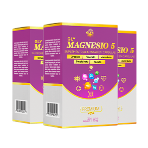 3 Potes GLY MAGNÉSIO 5