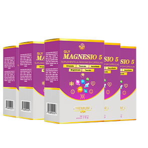 5 Potes GLY MAGNÉSIO 5